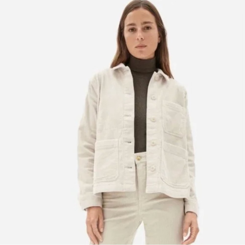 Everlane The Corduroy Chore Jacket in Sandstone sz S